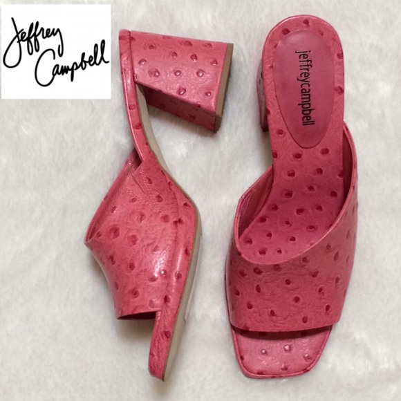 Jeffrey Campbell Shoes - Jeffrey Campbell Suzuci Pink Ostrich Size 9.5 NWB